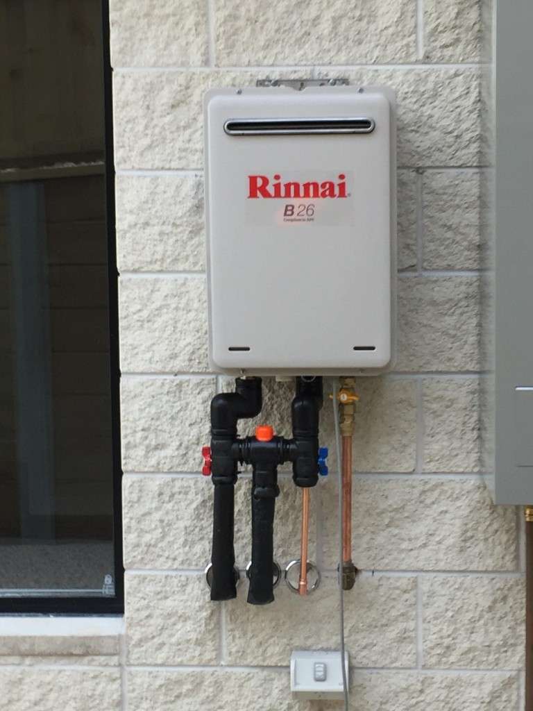 Rinnai Hot Water Installation