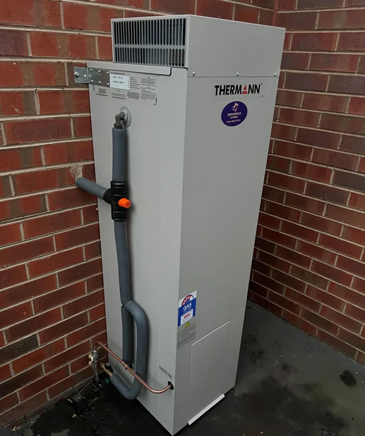 gas hot water service